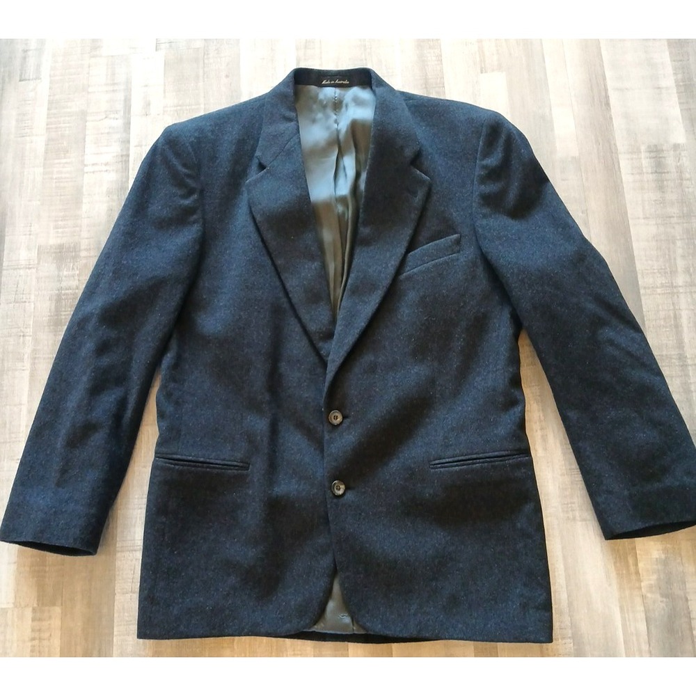 Country Road Australia Men's Gray Blazer Sport Coat Jacket Cashmere Blend 40R‎